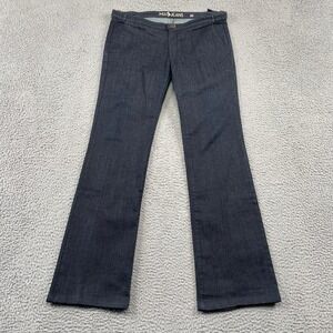 MiH Jeans Madrid Jean Womens 30 Dark Indigo Flat Front Straight Leg Stretch